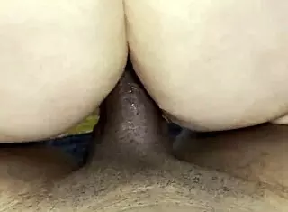 gorgeous step mom seduces black boy with riding and footjob 😍🔥