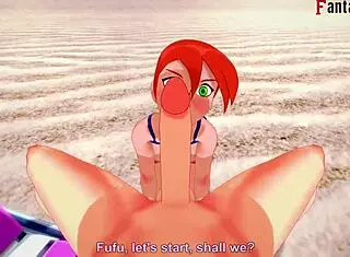 I'm Grown Gwen Tennyson Having Sex On The Public Beach.