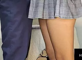 Oh My! What If She Catches Me Masturbating in Her Bedroom? Will She Join In?