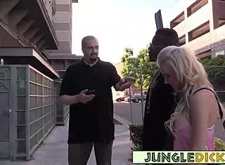 hot blonde teen gets blacked while stepdads watch pervy