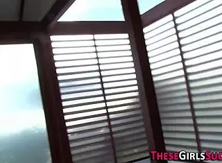 Beautiful Latina gives blow job in this POV video