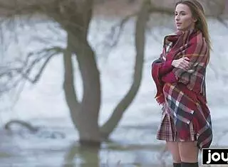 Joymii teen engages in solo squirting masturbation session