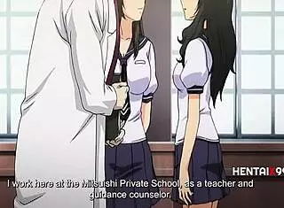 I converted the straight lesbian to join me against the others in uncensored hentai