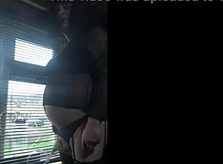 Bisexual Crossdresser Public Milking By The Window