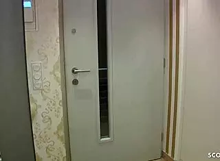 German Teen's First Lesbian Sex at Casting. 18-Year-Old Petite Girl Explores Tight Body in Interview.