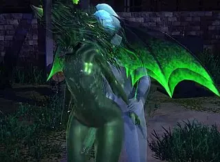 i love this kinky dragon fucking the tanuki in the park.