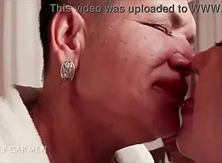 two sexy lesbians with big asses played together