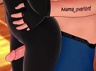 Girlfriend dresses completely as enderman to play in bed hentai 3d minecraft