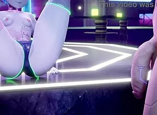 Mantis X Rebecca from Cyberpunk Edgerunners in wild public action! 🔥