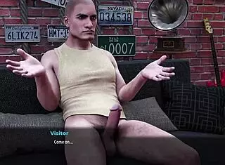 monica gives footjob and rubs cock in fashion business 15