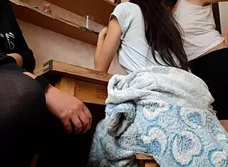 Our neighbor visited the kitchen for a surprising chat