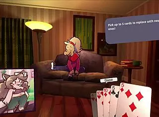 Furry Strip Poker Game
