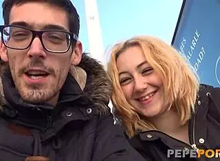 exhibitionist couple enjoys a wild spree in the mall