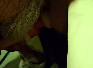 Exploring wet areas with toys and tongue