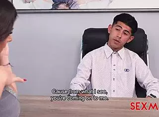 Sexmex Argentine Malena Doll hunts job with hot hentai outfit