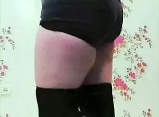 Hey, wanna watch my big white ass twerk as a sissy crossdresser?