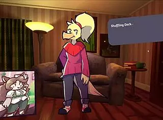 Furry Strip Poker Game