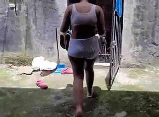 My neighbor's big ass drives me wild with doggystyle and creampie