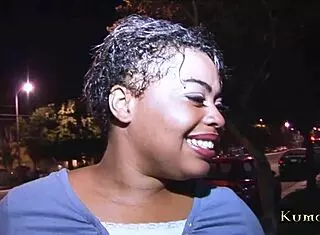 Fat Black Girl Tastes Huge Cock!