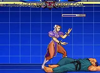 chunli takes on that long cock in intense hentai battle