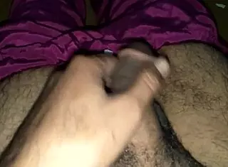 Intense Gay Masturbation With Transsexual Reshmi In Purple Shalwar