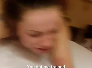 Blue-Eyed Slave Bent Over For Rough Sex With Big Black Cock.