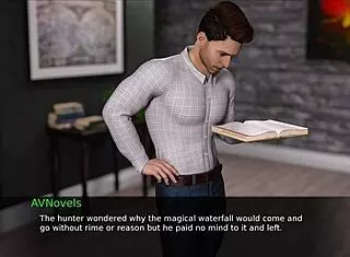 Hazel casually nurses AV back to pleasure, her big tits and ass making it fun.