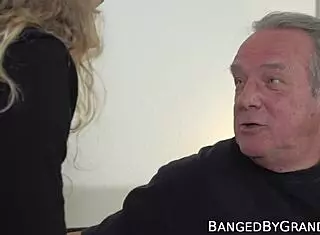 Yo, check this 18yo Euro chick taking older dude's load!