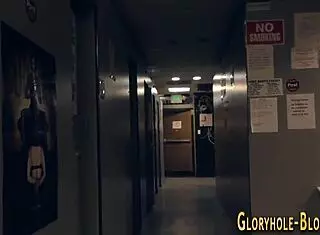 gloryhole babe, suck my big cock and get creampied.