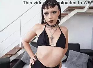 Goth Alice Drummond Takes 3 Huge Cocks in Wild DAP. Her Ass Gets Wrecked in DP Rituals!