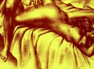 Vintage Erotic Cartoon Illustration