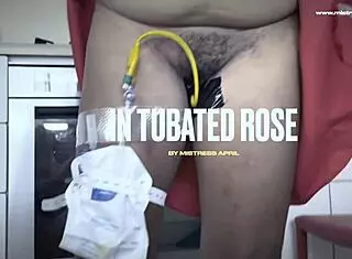 Dominatrix Mistress April - Slave Rose In Tubes