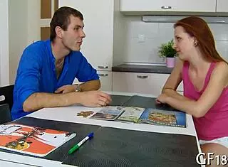 Cute Ex-Girlfriend Widens Legs For Pussy Fucking.