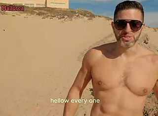 Hot white bubble butt portuguese picked up and fucked on the beach