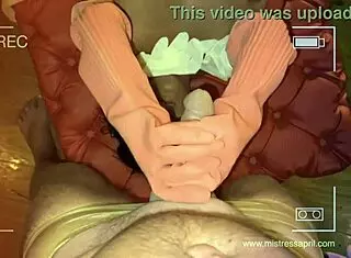 Dominatrix Mistress April - Slave Rose In Tubes