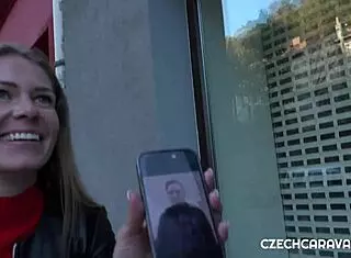 Bold Sex In Caravan With Czech Blonde Milf