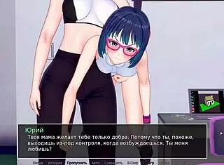 Redhead Tutor Swallows Monster Cock Cum