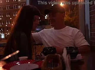 sucked guy in cafe then fucked at home