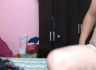 Stunning webcamer in high heels gets pounded hard on live cam.