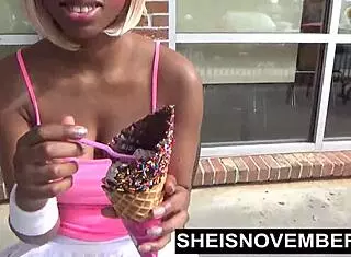 msnovember says, 'ride my big dick after i spank your ass hard'