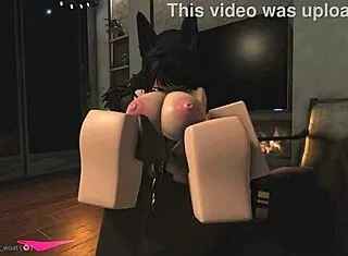 I'm taking control over this girl in her bedroom.