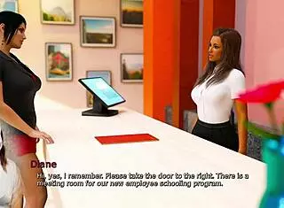 Anna's Exciting Affection During Job Interview With Big Tits