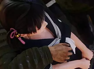 koharu getting doggystyle on the train in this hentai