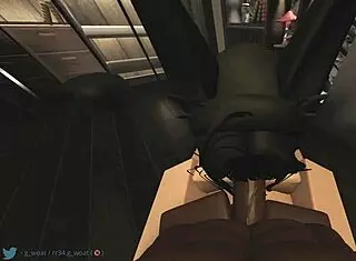 I'm taking control over this girl in her bedroom.