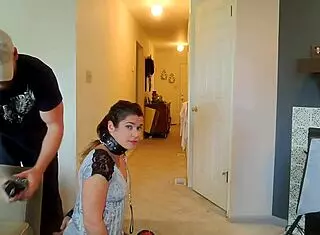 cuckold bf watches rough deepthroat and fucking