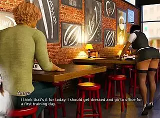 Anna's Exciting Affection During Job Interview With Big Tits