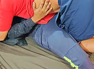 stepsister rides cock in bedroom taboo