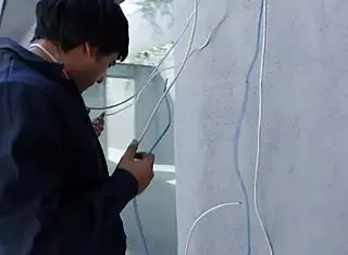 Mexican Slut with Big Tits and Ass Screwed by Cable Guy