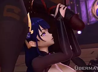 i watch this hentai anime where the 3d cartoon girl gets creampied in her pussy