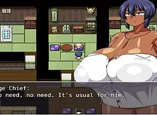 brown girl natsuki-chan masturbates and cums in hentai anime